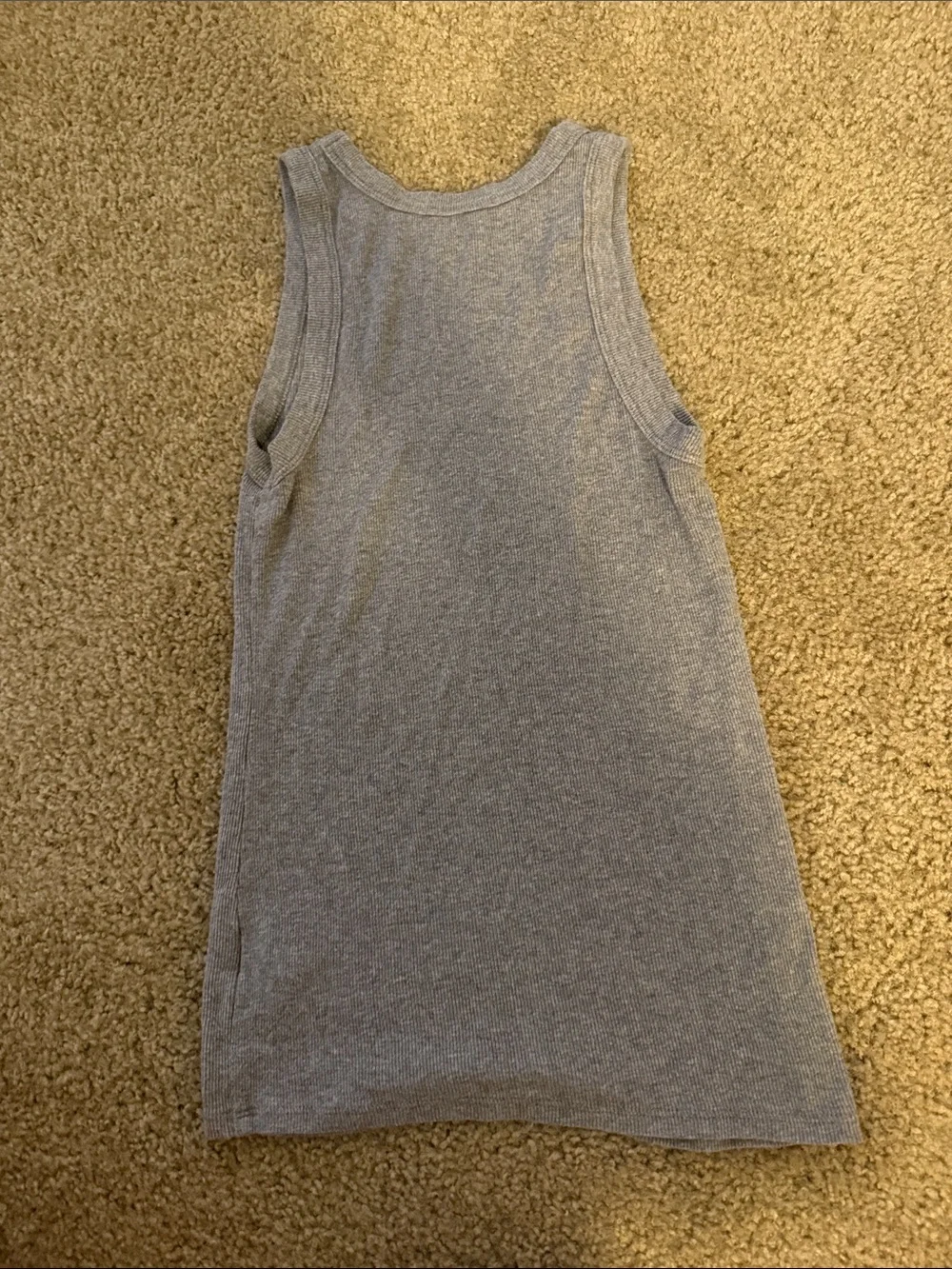 Target Gray Ribbed Tank Top - Picture 2 of 3